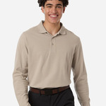 Men's Valiant Cotton Snag Protect Long-Sleeve Polo