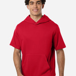Unisex Squad Tech Fleece Hooded Short-Sleeve Sweatshirt