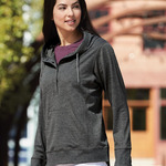 Women’s Omega Stretch Snap-Placket Hooded Sweatshirt