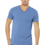 Unisex Triblend Short Sleeve V Neck Tee