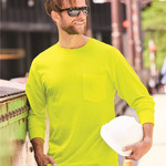 Unisex Workwear Long Sleeve Pocket T-Shirt