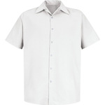 Men's Tall Specialized Short Sleeve Pocketless Work Shirt