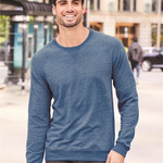 Unisex Snow Heather French Terry Crewneck Sweatshirt