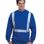 Men's USA-Made Hi-Visibility Crewneck Sweatshirt