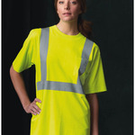 Unisex USA-Made 50/50 High Visibility Pocket T-Shirt