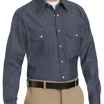 Men's Tall Deluxe Denim Long Sleeve Shirt