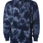 Unisex Midweight Tie-Dyed Hooded Sweatshirt