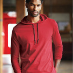 Unisex Softstyle® Lightweight Hooded Long Sleeve T-Shirt