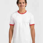 Unisex Fine Jersey Ringer T-Shirt
